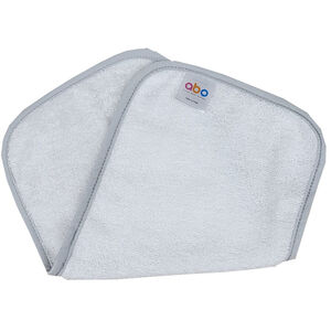 Λαβέτα Λευκή-Γκρί 20*40 ABO 