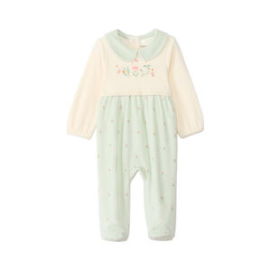 Dors-bien en velours effet 2 en 1 motifs floraux pour bébé fille  Main Dors-bien en velours effet 2 en 1 motifs floraux pour bébé fille