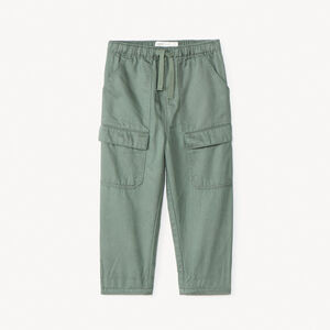 Pantalon cargo en toile unie pour bébé garçon 