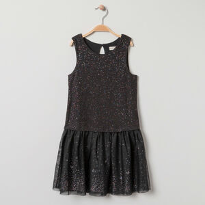 Robe de cérémonie sans manches pailletée Main Robe de cérémonie sans manches pailletée