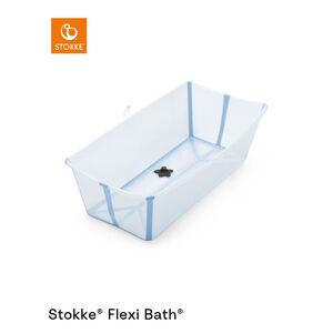 Πτυσσόμενη μπανιέρα Flexi Bath XL ocean blue για παιδιά 0–6 ετών με αντιολισθητική βάση 
