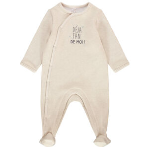 Dors-bien en velours avec print pour bébé fille Main Dors-bien en velours avec print pour bébé fille