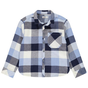 Πουκάμισο υφασμάτινο καρό σε στυλ ξυλοκόπου για αγόρι 