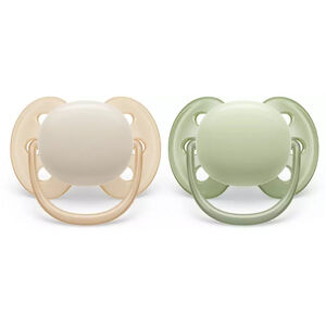 Πιπίλα σιλικόνης ultra soft για μωρά 0-6 μηνών 