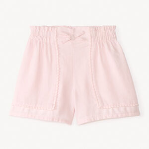 Σορτς από καμβά με φούντες για κορίτσι 