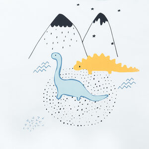 Σετ Παπλωματοθήκης Και Μαξιλαροθήκης Mes Amis Les Dinos 