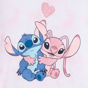 T-shirt με κοντά μανίκια Stitch & Angel Disney tie and dye κορίτσι 