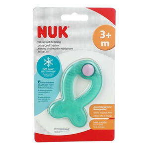 Nuk Δακτύλιος Οδοντοφυΐας Extra Cool με Δροσιστική Δράση & Δράση Μασάζ, 3m+ (10.256.450), 1 τεμάχιο 