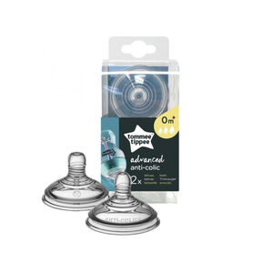Θηλές Σιλικόνης Advanced Anti-Colic - Μεταβλητής Ροής Με Κοπή Σε Σχήμα Χ 0M+ 