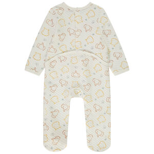 Φορμάκι με print ζώων για bebe αγόρι με διαφορετικά ανοίγματα ανάλογα με την ηλικία 