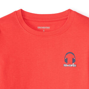 Σετ 3 μακρυμάνικα μπλουζάκια jersey με σχέδιο ακουστικά για αγόρι 