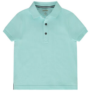 Πόλο κοντομάνικο μονόχρωμο για αγόρι 