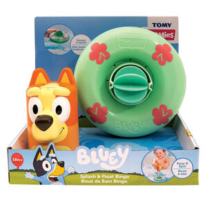 Tomy Toomies Βρεφικό Παιχνίδι Μπάνιου Bluey Σωσίβιο & Φιγούρα Για 18+ Μηνών 