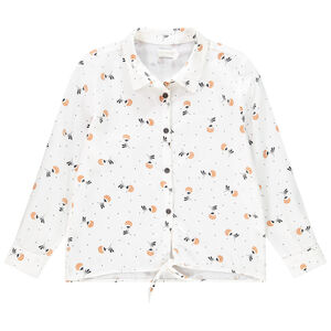 Chemise en lyocell à imprimé floral pour fille Main Chemise en lyocell à imprimé floral pour fille
