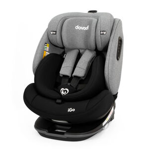 Dovadi Κάθισμα Αυτοκινήτου i-Size 40-150cm iGo 360° Black&Grey 