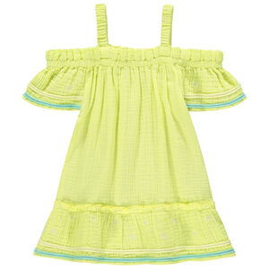 Τουνίκ με τιράντες - πλεκτό gaufrée με λεπτομέρειες σε άλλο χρώμα 