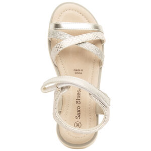 Σανδάλια με εφέ φιδιού και ενισχυμένες σόλες για κορίτσι 