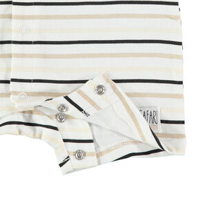 Σορτς από βιολογικό βαμβάκι με εκτύπωση ζώων σε όλη την επιφάνεια 