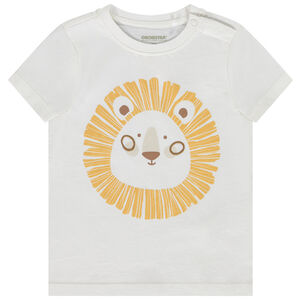 Κοντομάνικο μπλουζάκι με print ζωάκια για bebe αγόρι 