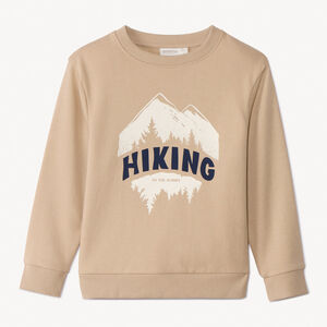 Φούτερ molleton με φαντεζί σχέδιο για αγόρι 