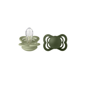 Σετ Πιπίλες 2Τμχ Supreme Ivory/Sage – Συμμετρική No1 Bibs  