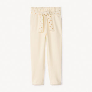 Παντελόνι τζόγκινγκ με εκτύπωση καρδιών και κορδόνι για κορίτσι 