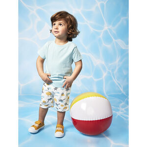 Σετ από 3 κοντομάνικα t-shirts σε jersey μονόχρωμα για bebe αγόρι 