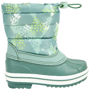 Πράσινα après-ski με σχέδιο καμουφλάζ και ρυθμιζόμενο κορδόνι για κορίτσι 