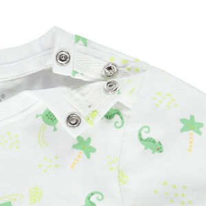 Κοντομάνικο μπλουζάκι από jersey με σχέδιο βατράχια για bebe αγόρι 