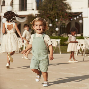 Μαγιό βερμούδα κοντό από καμβά για αγοράκι. 