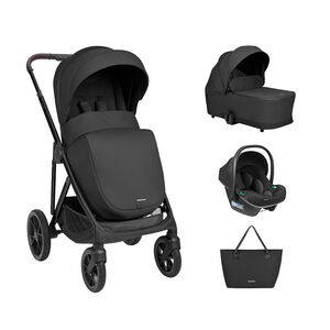 Καρότσι 3σε1 με καλαθούνα Chiara Black 