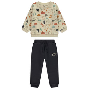 Σέτ jogging από φούτερ με σχέδιο δεινοσαύρων για μωρό αγόρι 