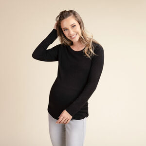 Πουλόβερ εγκυμοσύνης μονόχρωμο 