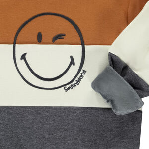 Σύνολο jogging με εφέ color block SmileyWorld για αγόρι  Main Σύνολο jogging με εφέ color block SmileyWorld για αγόρι