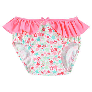 Culotte de bain à volant et imprimé étoiles Main Culotte de bain à volant et imprimé étoiles