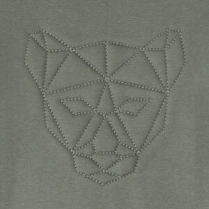 Φούτερ molleton με ζωάκι σε κορυφοβελονιά για αγόρι 