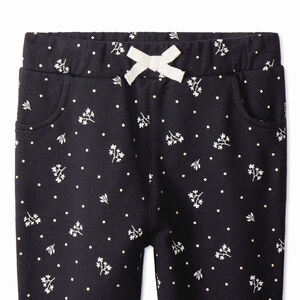 Σετ φόρμας jogging με λουλουδάτο σχέδιο για bebe κορίτσι 