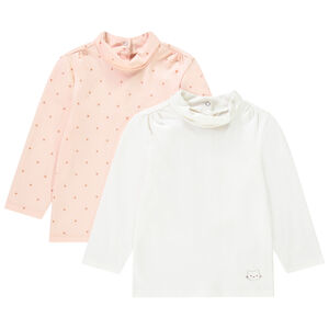 Σετ από 2 ζιβάγκο σε jersey για bebe κορίτσι 