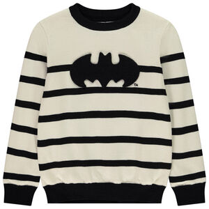 Πουλόβερ ριγέ με κέντημα Batman Warner για αγόρι 