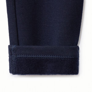 Σετ 2 μονόχρωμα leggings για κορίτσι σε jersey 