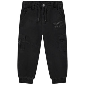 Pantalon cargo en twill doublé jersey pour bébé garçon Main Pantalon cargo en twill doublé jersey pour bébé garçon