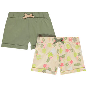 Lot de 2 shorts en jersey pour fille 