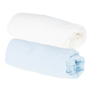 Lot de 2 draps housses - 60x120 cm 