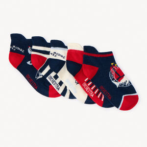 Σετ από 5 ζευγάρια παιδικές κάλτσες με μοτίβα ιστιοφόρων για αγόρια 