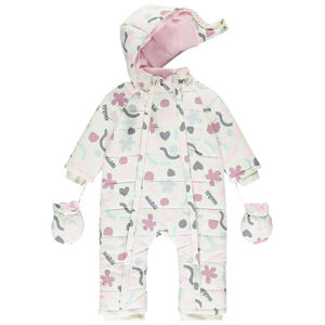 Σαλοπέτα με σχέδιο arty για κορίτσι μωρού με διαφορετικές λεπτομέρειες ανάλογα με την ηλικία 