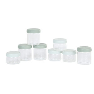 Σετ 8 γυάλινων δοχείων αποθήκευσης 4 x 120 ml + 4 x 220 ml 
