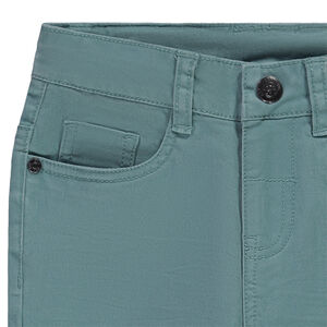 Παντελόνι twill μονόχρωμο για αγόρι 