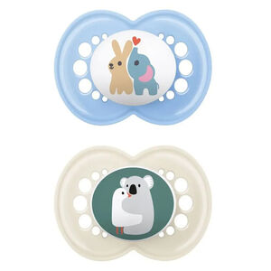 MAM - ORIGINAL Πιπίλα Σιλικόνης 6-16m (unisex) - 2τεμ. 