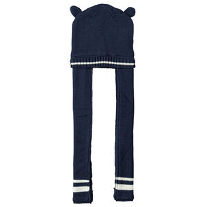 Bonnet écharpe avec oreilles 