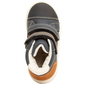 Μποτάκια δερμάτινα με scratch για bebe αγόρι 